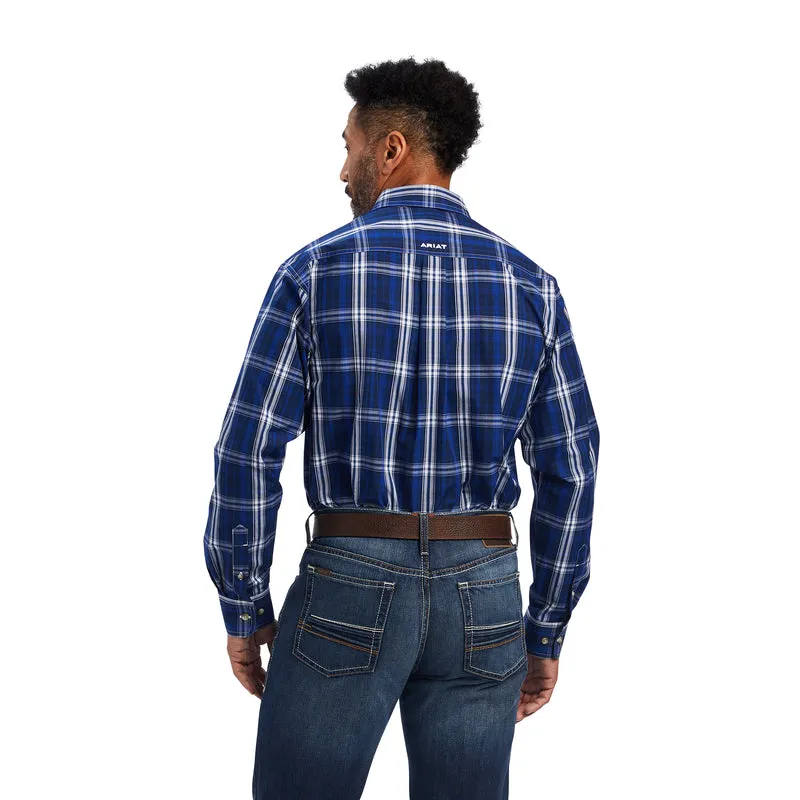 'Ariat' Men's Pro Series Burke Classic Fit Button Down - Dark Sapphire