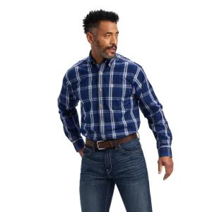 'Ariat' Men's Pro Series Burke Classic Fit Button Down - Dark Sapphire