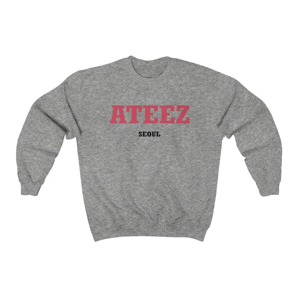 Ateez Seoul Sweatshirt - Ateez Sweatshirt - Kpop Crewneck Women Sweatshirt