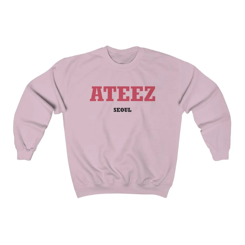 Ateez Seoul Sweatshirt - Ateez Sweatshirt - Kpop Crewneck Women Sweatshirt