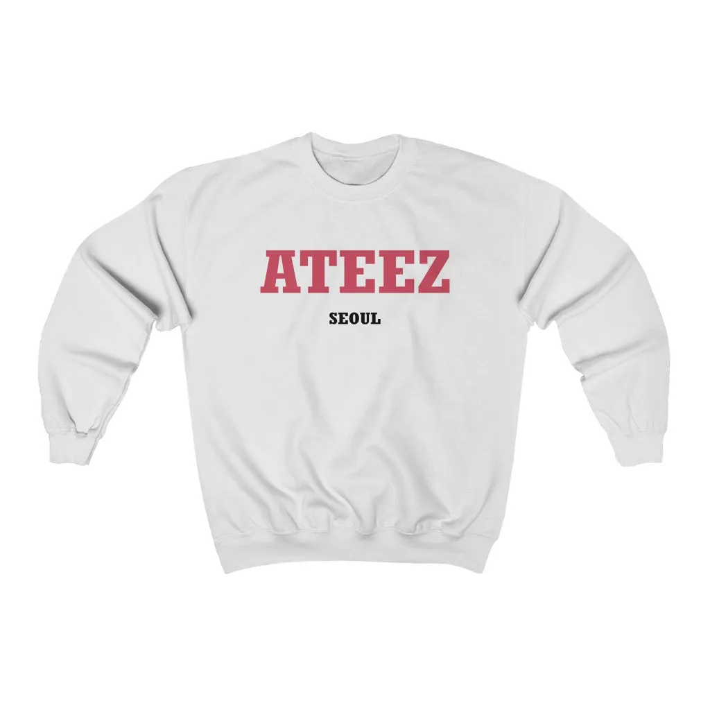 Ateez Seoul Sweatshirt - Ateez Sweatshirt - Kpop Crewneck Women Sweatshirt