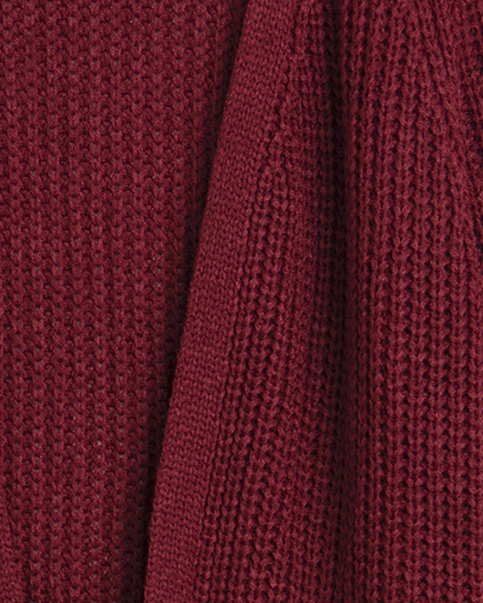 Aubrie Open-Front Sweater Cardigan | Burgundy