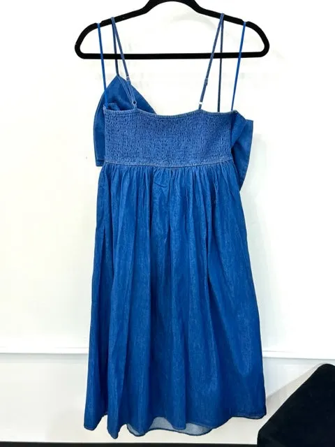 Azure Chambray Midi Dress