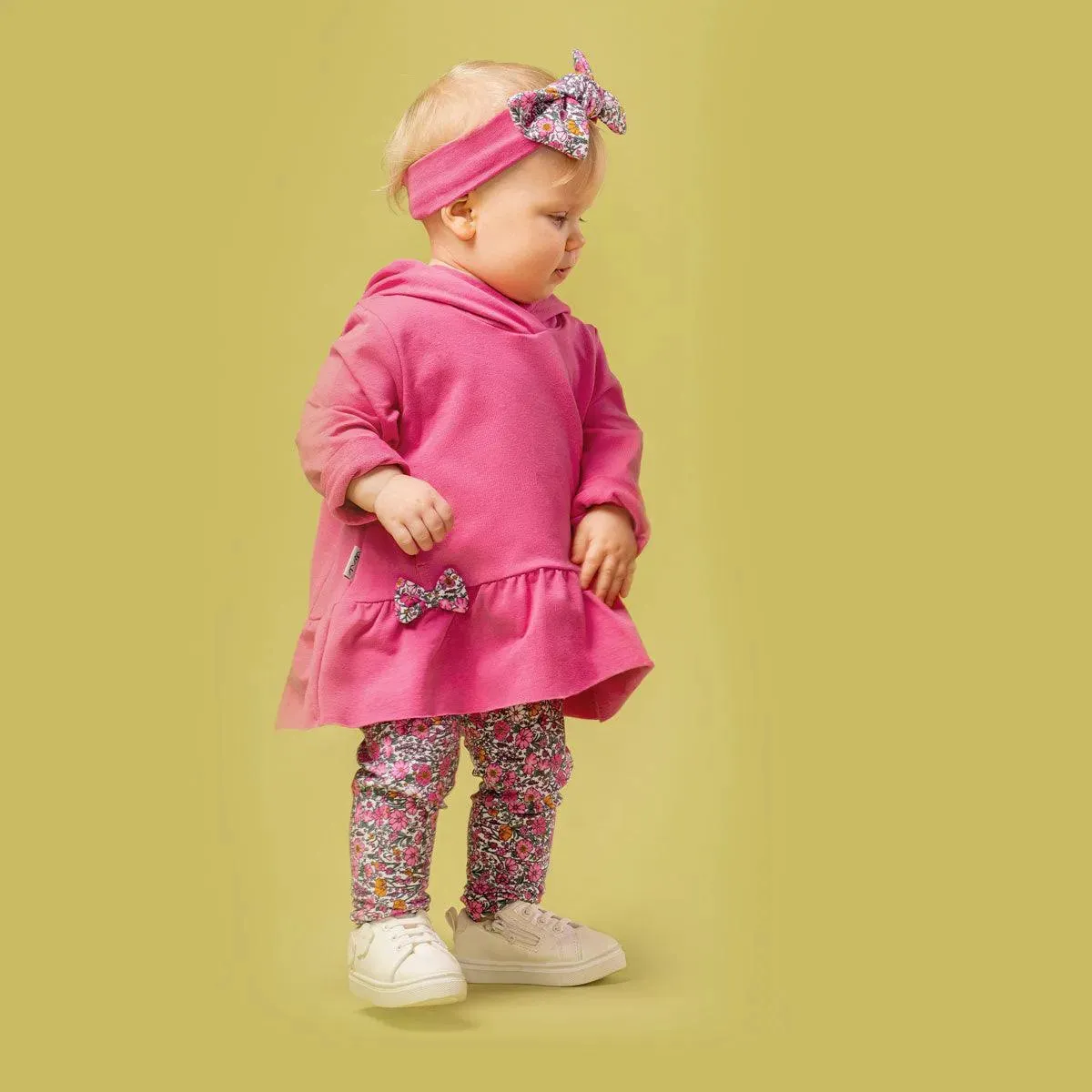 Bamar Nicol Dress leggings girls with flowers LEA