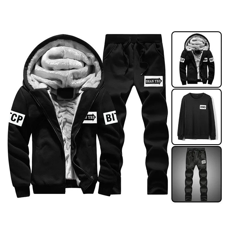 Cedric Ironhand - The Nevermore Hooded Fitness Sweater with Zipper - Set for Men