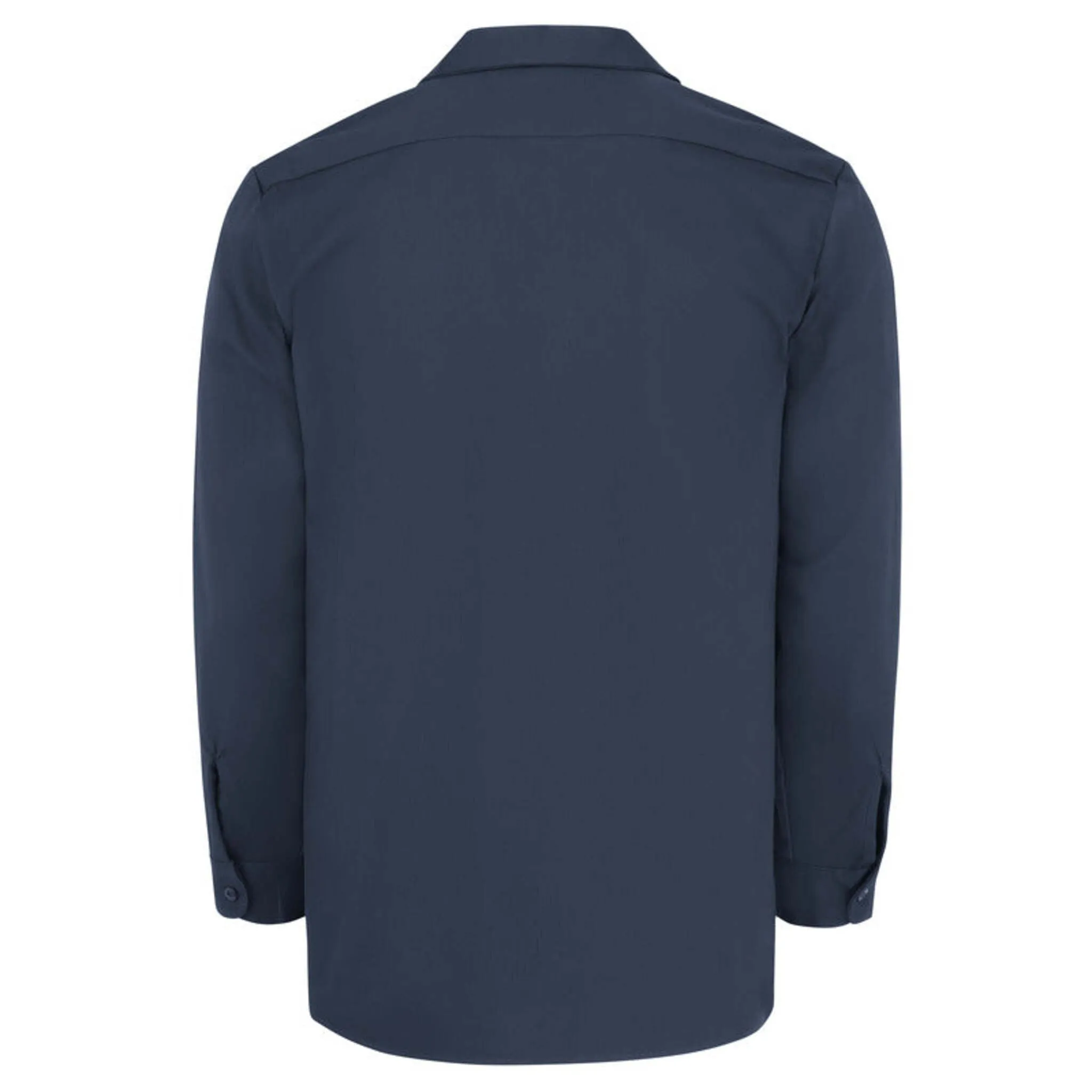 Dickies Men's Industrial Cotton Long-Sleeve Work Shirt - Durable 6 oz. Twill, Fade & Wrinkle Resistant, Professional Collar, Chest Pockets | Sizes S-5XL