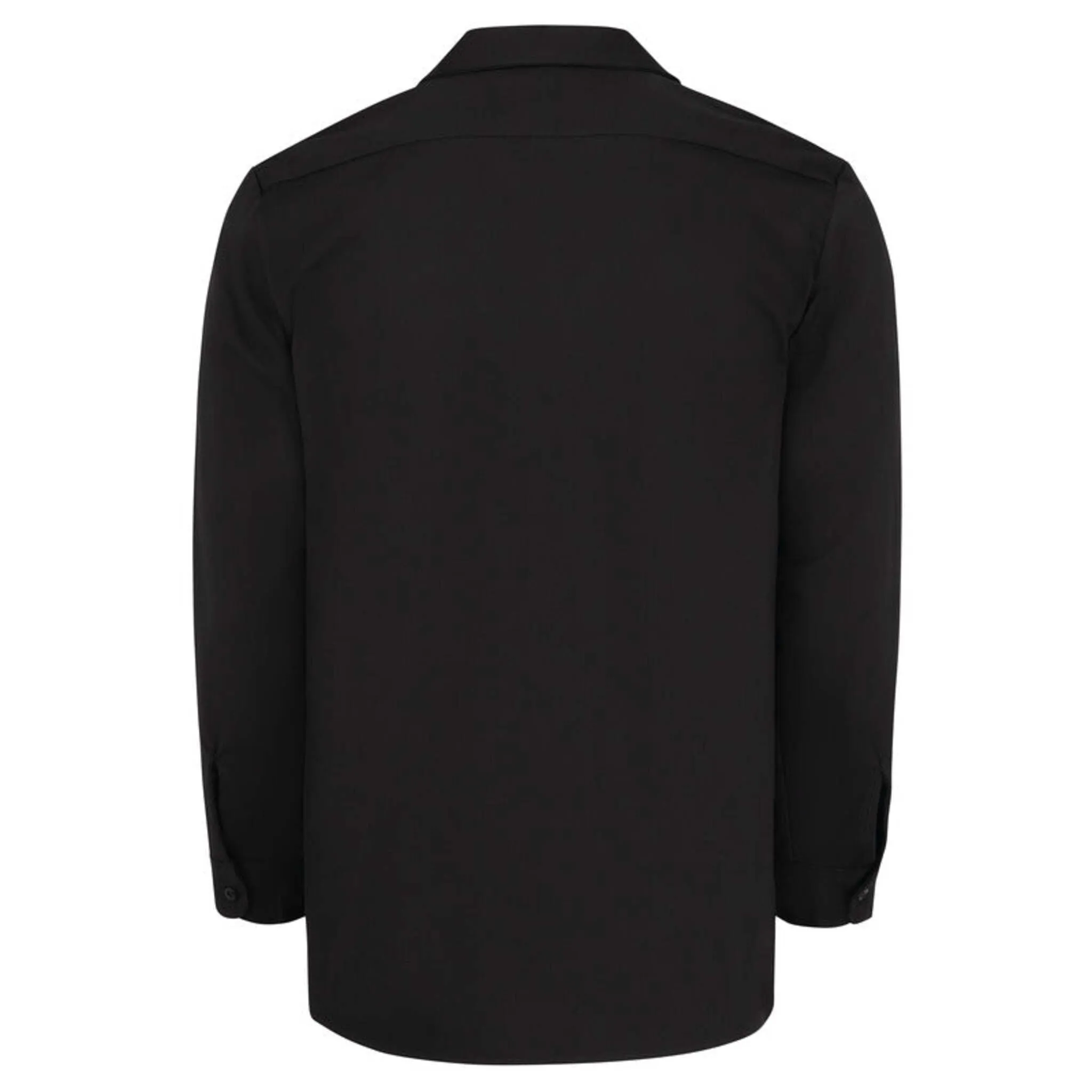 Dickies Men's Industrial Cotton Long-Sleeve Work Shirt - Durable 6 oz. Twill, Fade & Wrinkle Resistant, Professional Collar, Chest Pockets | Sizes S-5XL