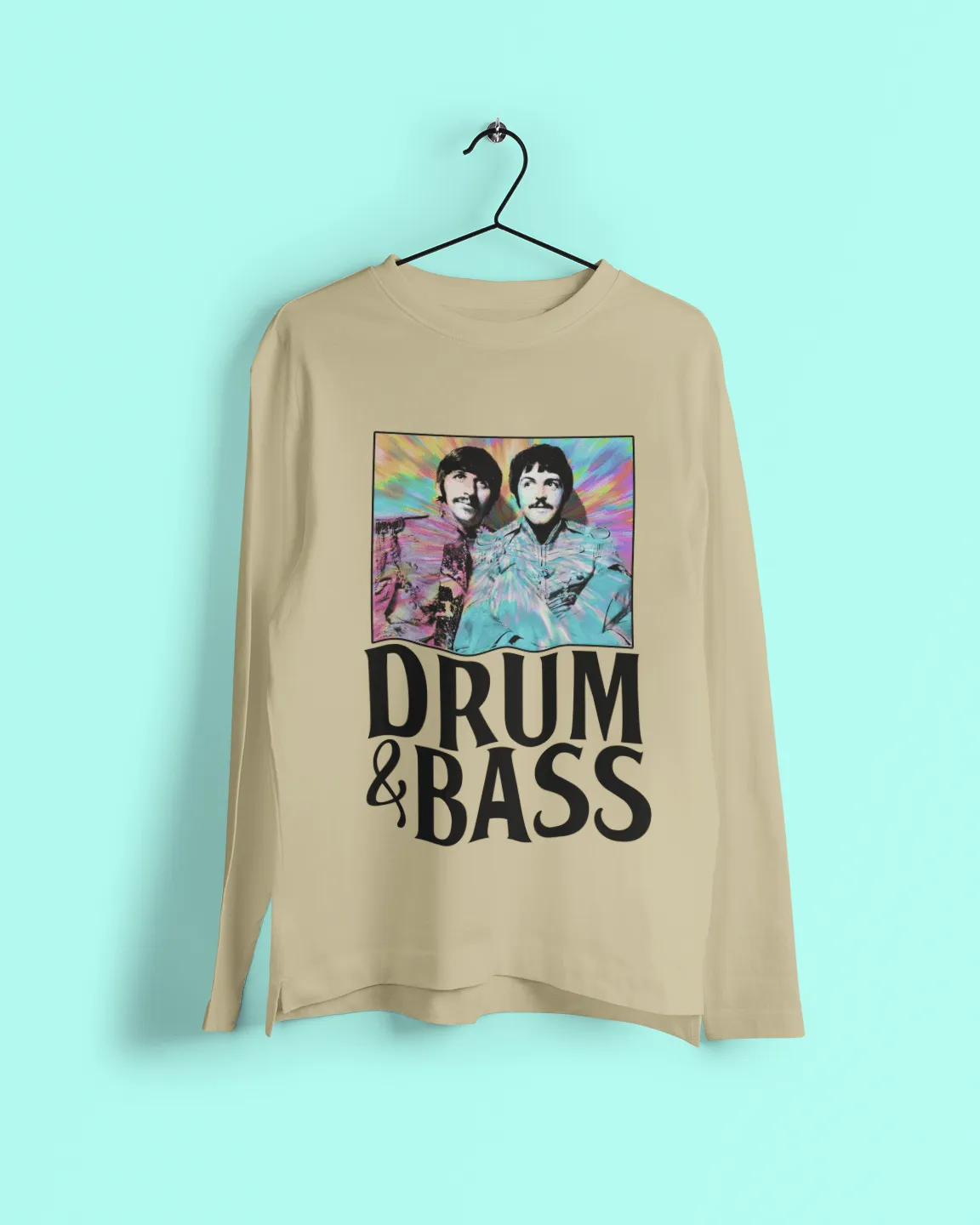 Drum and Bass, Ringo and Paul Long Sleeve T-Shirt
