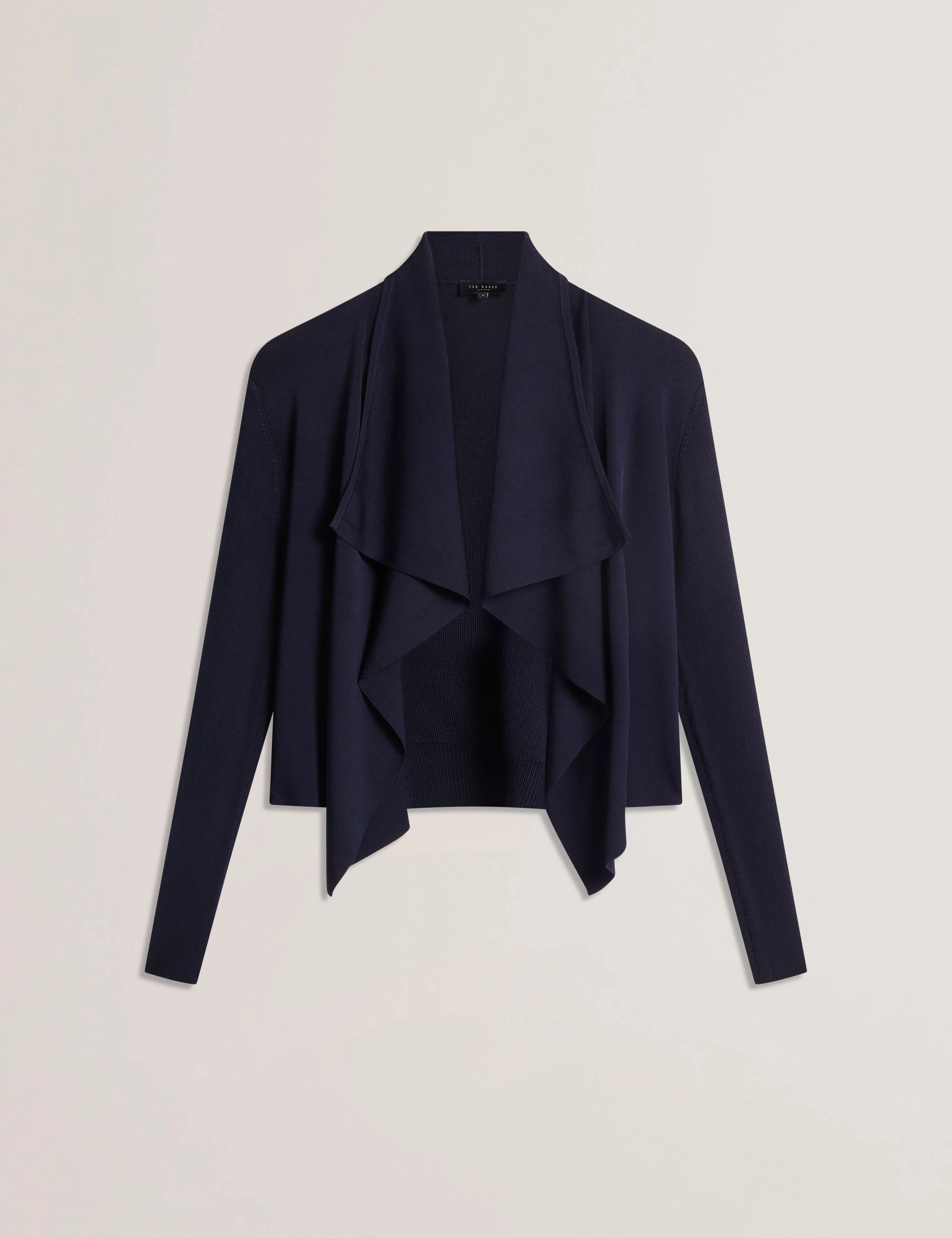 Elliyy Waterfall Front Cardigan Navy