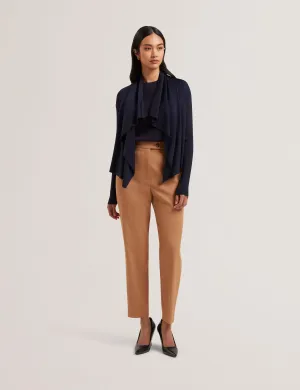 Elliyy Waterfall Front Cardigan Navy