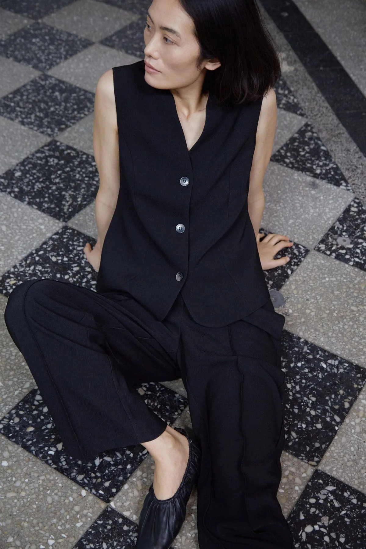 Eureka Elasticated Waist Trousers - Black