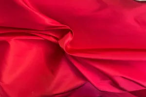 Italian Silk Faille - True Red