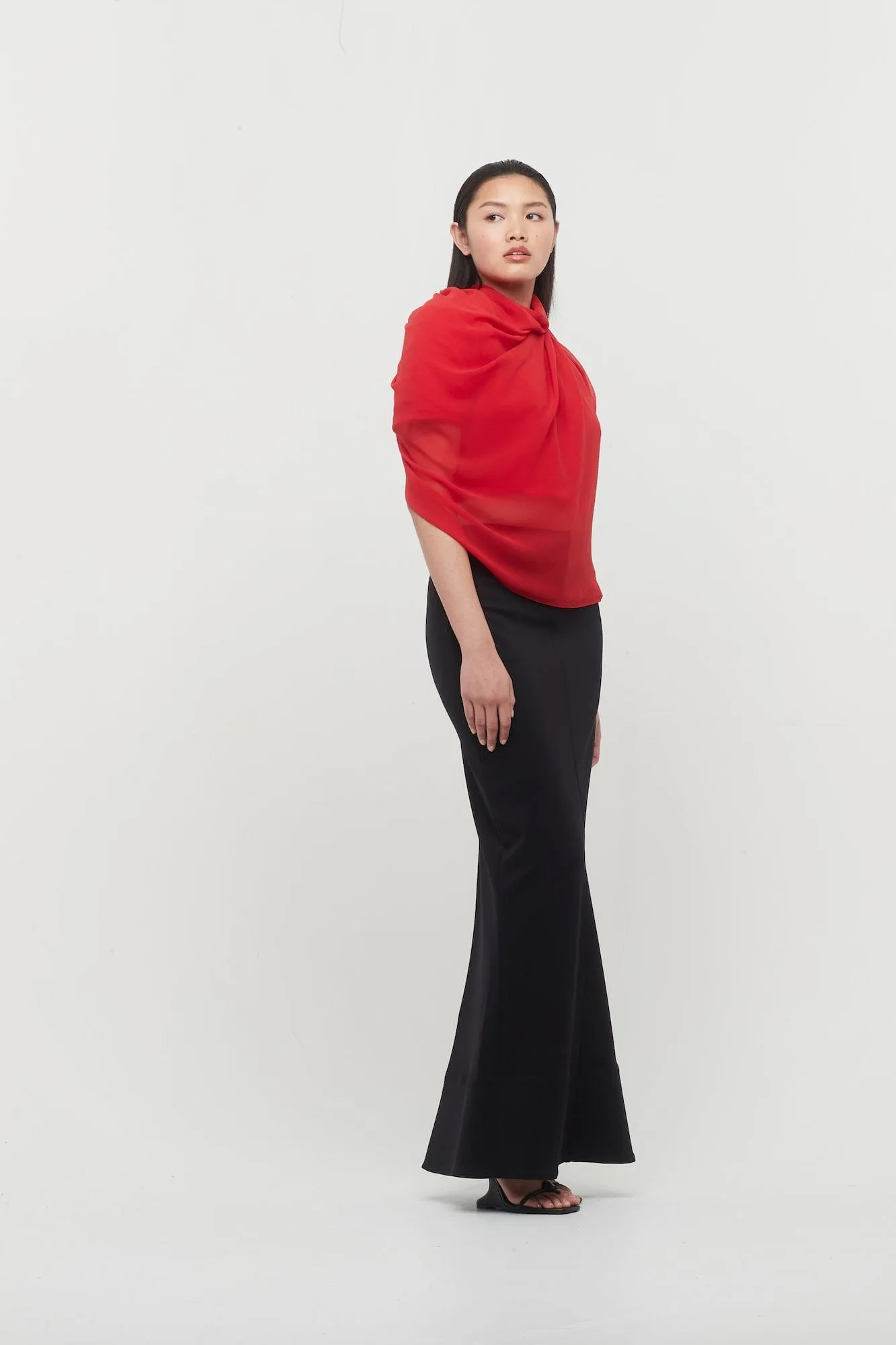 Jacquemus La Jupe Escala in Black