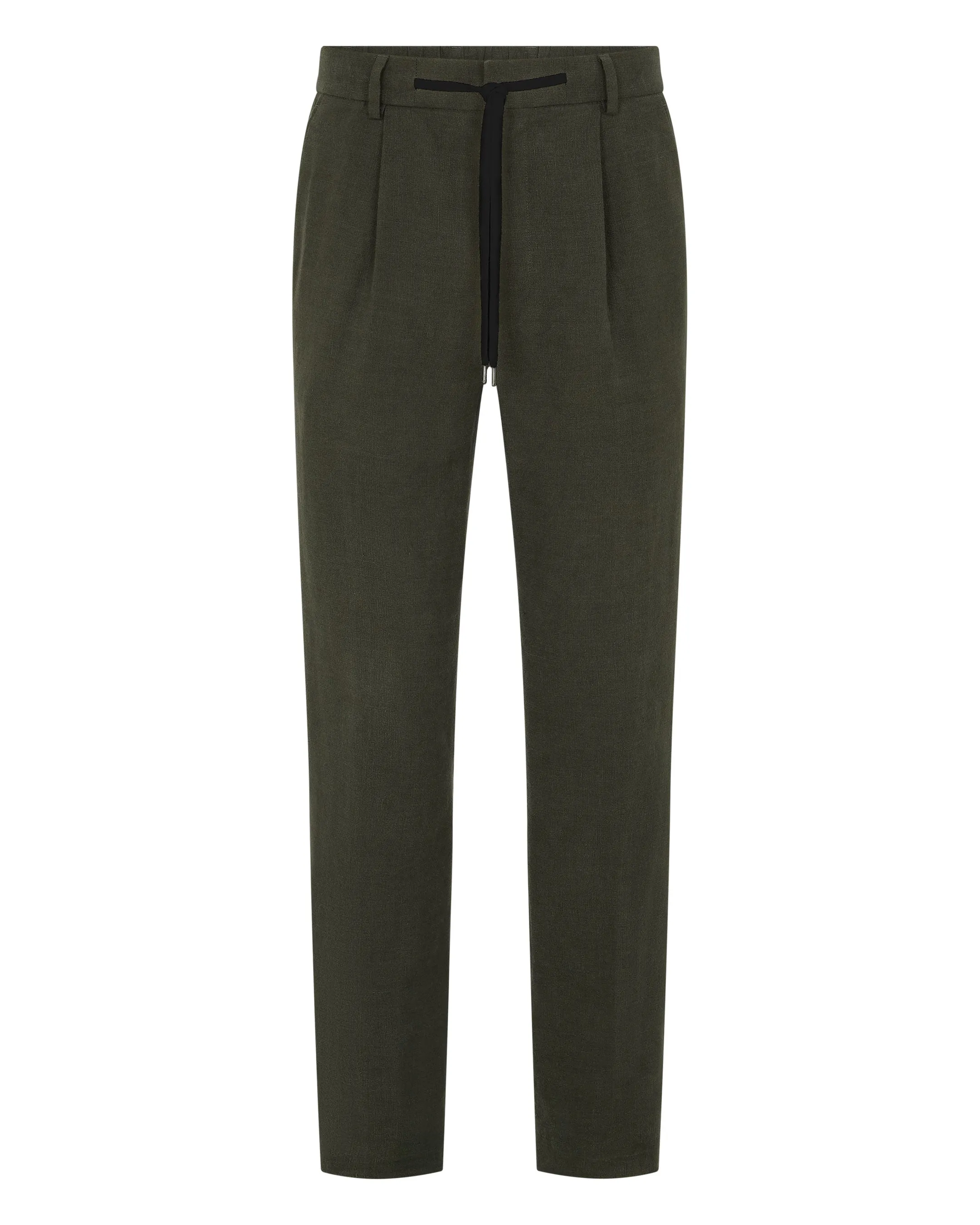 Men's Atrani Linen Trouser Arabica Khaki Green