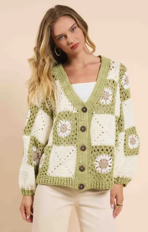 Myriam Crochet Cardigan