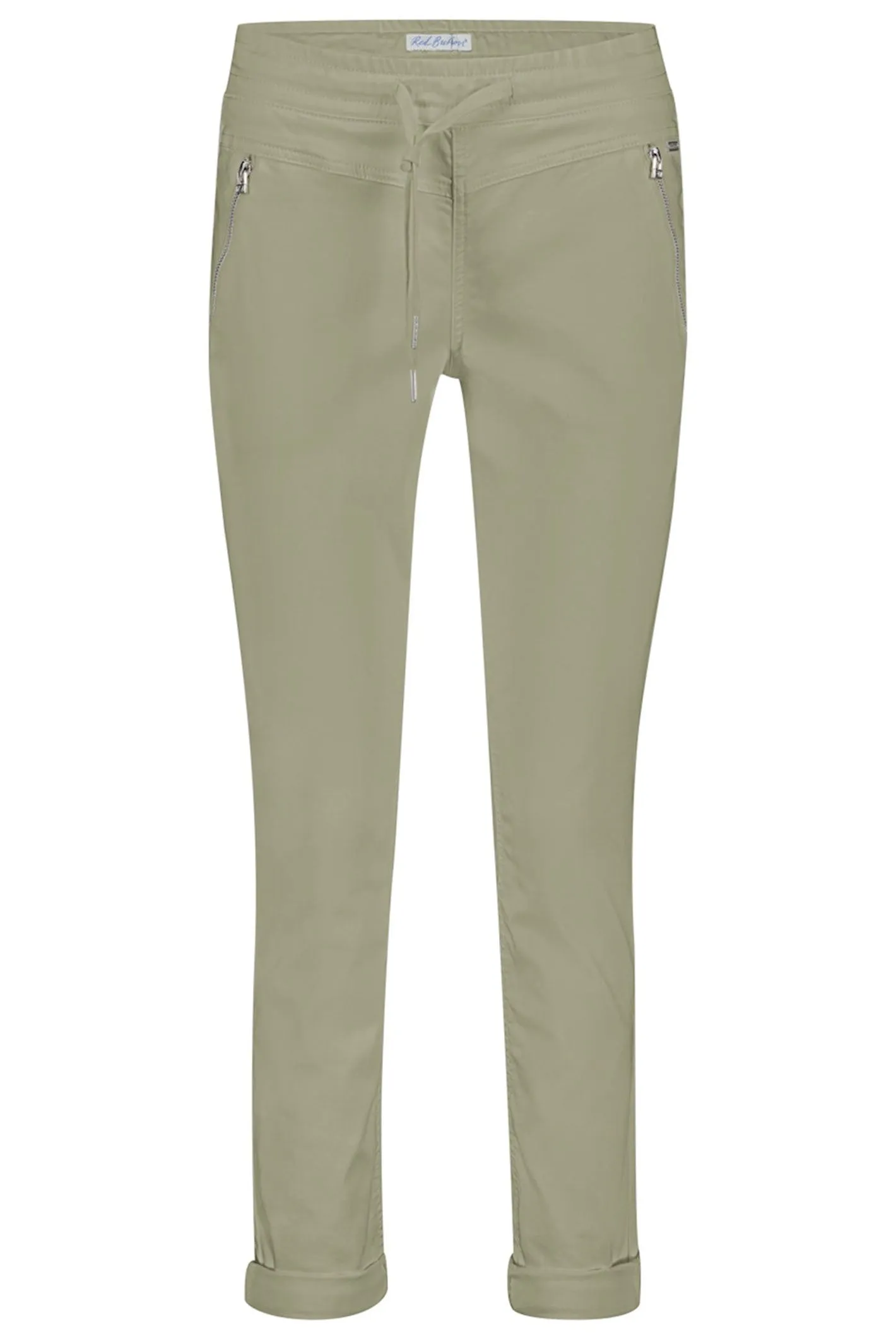 Red Button SRB4154 Tessy Tea Green Cropped Jogger Trousers