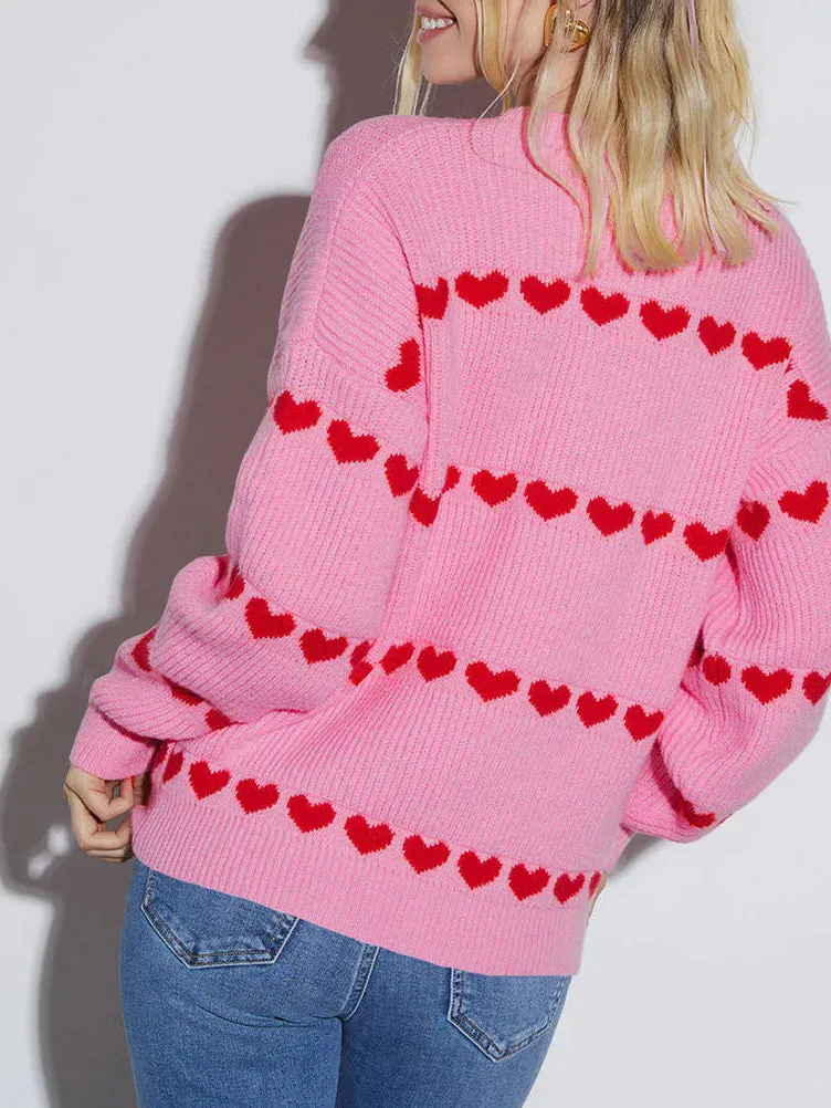 Red Heart Patterns Knit Sweater