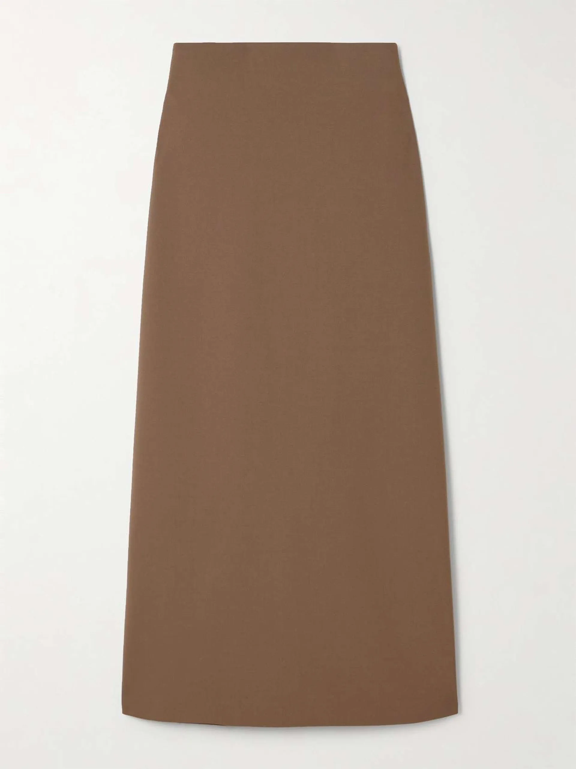 Samos stretch-wool twill maxi skirt