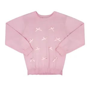 Stella Sweater - Primrose Pink, Ribbons