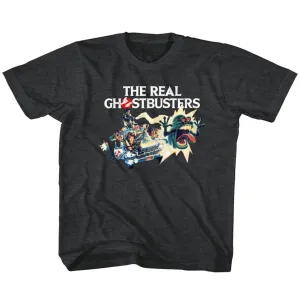 The Real Ghostbusters Car Chase Youth T-Shirt