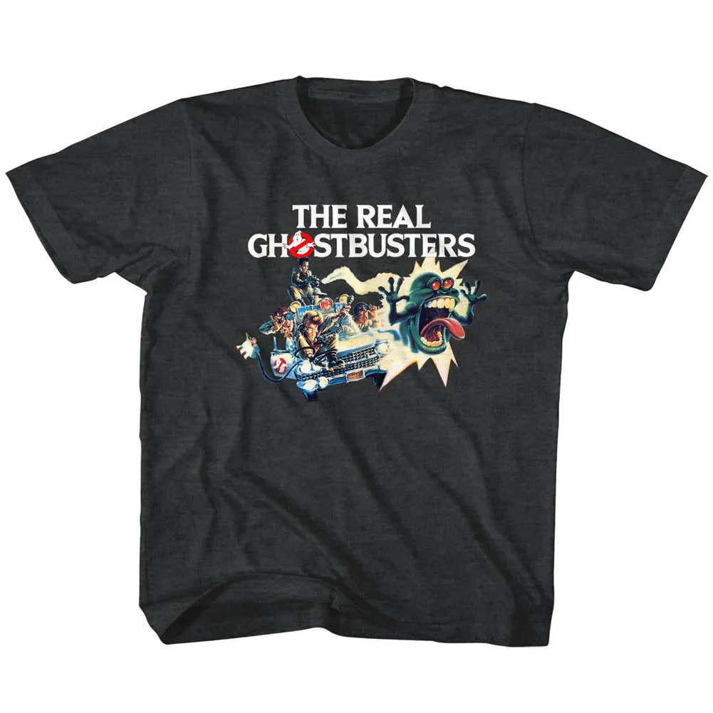 The Real Ghostbusters Car Chase Youth T-Shirt