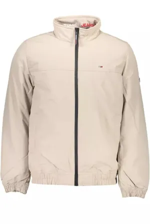 Tommy Hilfiger Chic Beige Long-Sleeved Designer Jacket