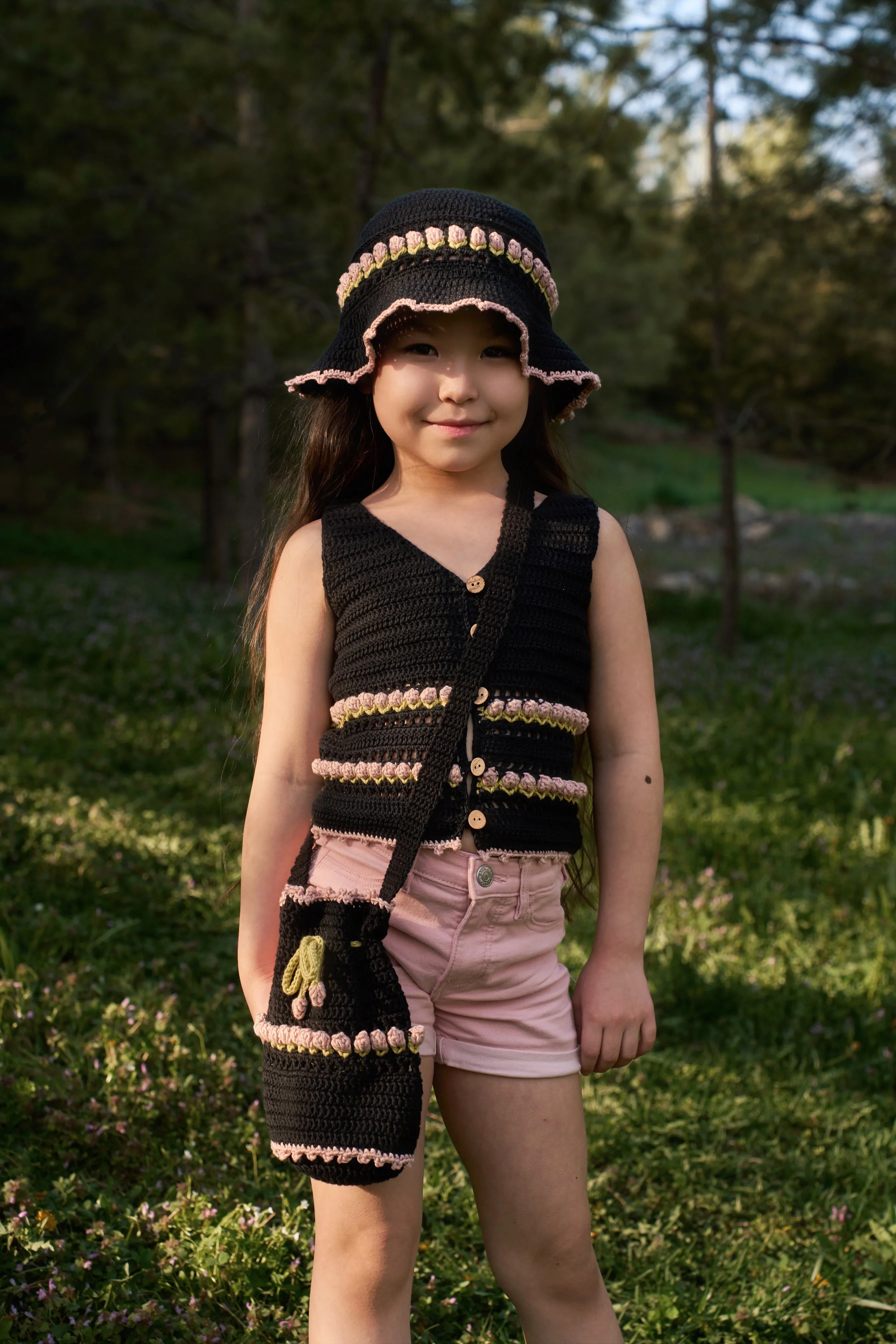 Tulips Top | black