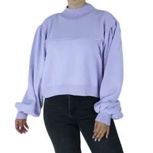 Women's Bell-Sleeve Sweater,Light Purple